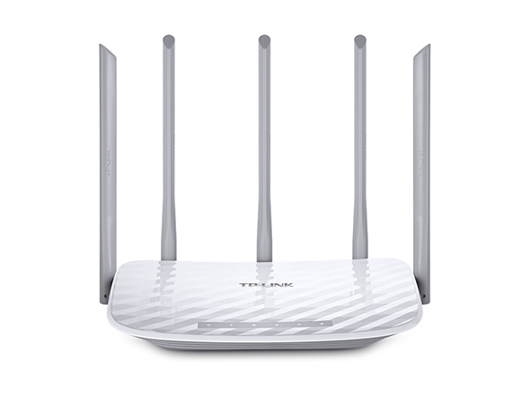 Router Wi-Fi 5 Dual Band / TP-Link Archer-C60 | 2405 - Router Inalambrico AC1350, Velocidad: 450Mbpsn a 2.4GHz & 867Mbps a 5GHz, 4x Puertos LAN 10/100, 1x Puerto WAN 10/100, Potencia de Transmisión: 13.5dBm Max a 2.4GHz & 17dBm Max a 5GHz