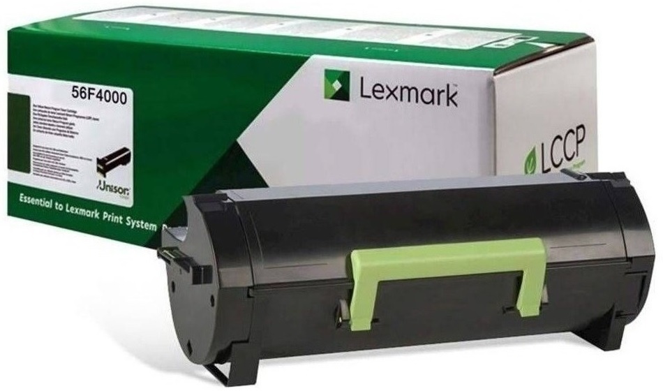 Toner para Lexmark MS321dn / 56F4000 | 2312 - Toner Original 56F4000 Negro para Lexmark MS321dn. Rendimiento 6000 Páginas al 5%.  