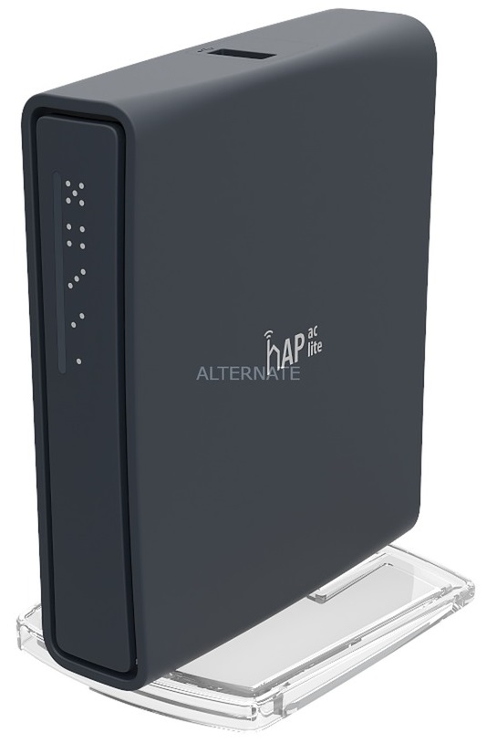Access Point MikroTik hAP ac lite TC / 733 Mbps | 2110 - Punto de acceso dual-concurrente que proporciona cobertura Wi-Fi para frecuencias de 2.4GHz y 5GHz al mismo tiempo, Wi-Fi 802.11ac 733Mbps, 5-Puertos LAN 10/10, USB 3G/4G. RB952Ui-5ac2nD-TC 