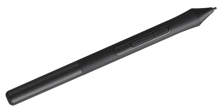 Lapiz Optico Wacom LP1100K | 2205 - Bolígrafo 4K para Tabletas Intuos, Inalámbrico y sin batería, 4096 Niveles de sensibilidad a la presión, Interruptor lateral programable, Sin batería, Dimensiones: 229 x 74 x 23 mm, Peso 45 gr