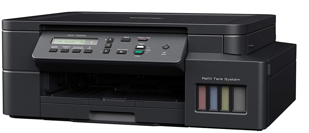  Multifuncional Brother DCP-T520W | 22202 - Multifuncional de inyección de tinta a color, Funciones: Imprimir, copiar y escanear, Velocidad de impresión: 30 ppm (Negro)/ 12 ppm (Color), Resolución de Impresión: 6.000 x 1.200 dpi