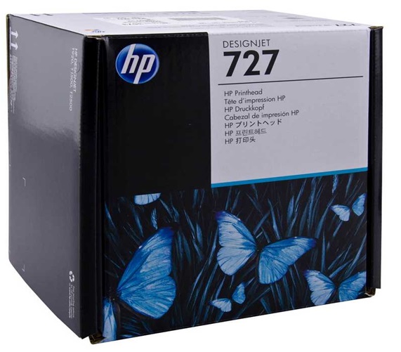 HP 727 B3P06A / Cabezal CMYK | 2403 - Cabezal de Impresión HP B3P06A Cian - Magenta - Amarillo - Gris - Negro Mate - Negro Fotográfico. Plotter HP T920 T930 T1500 T1530 T2500 T2530 T2600 T3500 