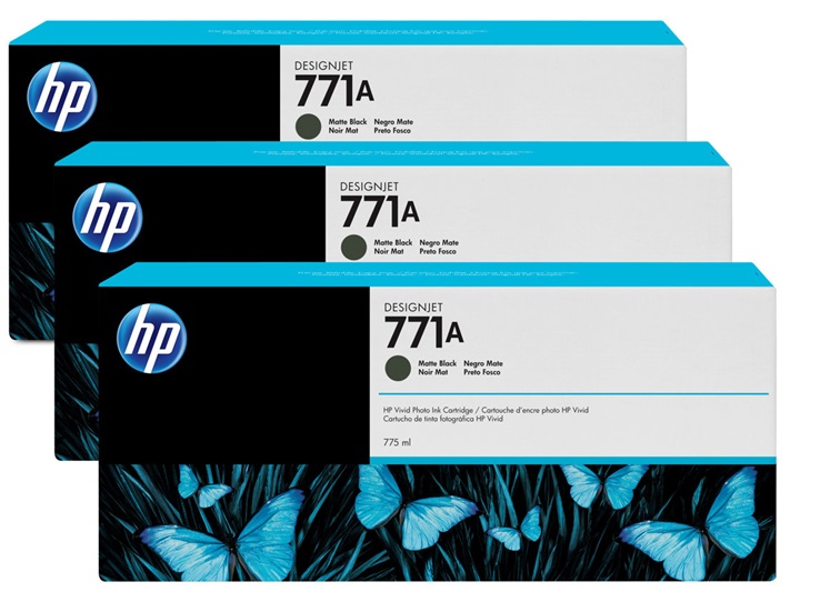 Tinta para Plotter HP DesignJet Z6810 / HP 771A & HP 774 | Original Tinta HP-771A El Kit Incluye: B6Y15A B6Y17A B6Y18A B6Y19A B6Y20A B6Y21A B6Y22A, P2W02A. HP771A HP774