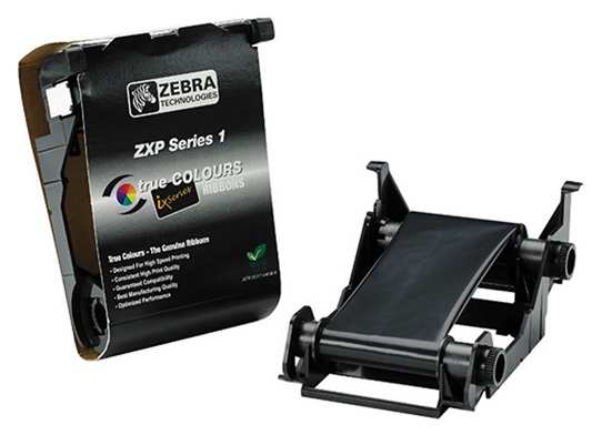 Cinta Monocromatica Negra 800011-101 para Impresoras de Carnets Zebra ZXP 1 | 1.000 Imagenes por Rollo, Compatible con Zebra Z11. Esta cinta se usa principalmente para imprimir texto e imágenes de color negro en una o en ambas caras de una tarjeta.