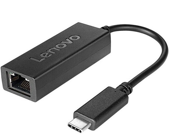Conversor USB-C a RJ45 – Lenovo 4X90S91831 | Conector USB Tipo-C, Conexión en caliente, Ethernet IEEE802.3ab Gigabit (RJ45), Arranque PXE, Garantía: 1-Año