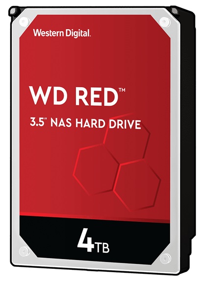 Disco Duro para NAS - WD Red WD40EFAX / 4TB | Western Digital, Formato 3.5'', Interface SATA III 6 Gb/s, Caché 256MB, 5400 rpm, Velocidad 180 Mbps