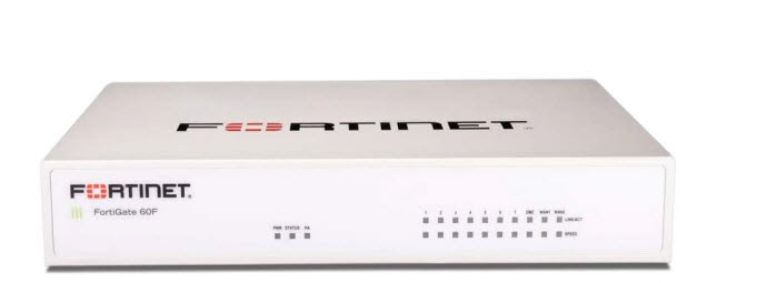 Firewall 10-Puertos - Fortinet FortiGate 60F | 2108 - Firewall Fortinet 60F, Puertos: 10, Interfaces: USB, Consola, 2x GE RJ45 WAN, 1x GE RJ45 DMZ, 2x GE RJ45, 5x GE RJ45, IPS: 1.4 Gbps, NGFW: 1 Gbps, Threat Protection: 700 Mbps, FG60FBDL95012  