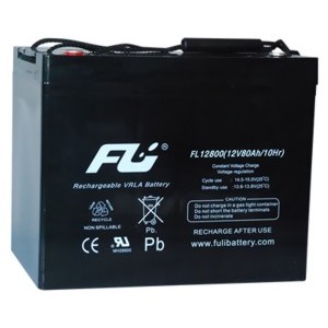 Batería AGM 12V/80Ah - Fulibattery FL12800GS | 2110 - Baterias Fulibattery de Plomo-Acido, Regulada por válvula (VRLA), Sellada libre de mantenimiento CEBAT-7225 