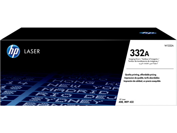 Unidad de imagen para HP 432 / HP 332A  | 2404 - Drum W1332A Negro para HP LaserJet 408. Rendimiento 30.000 Páginas al 5% 