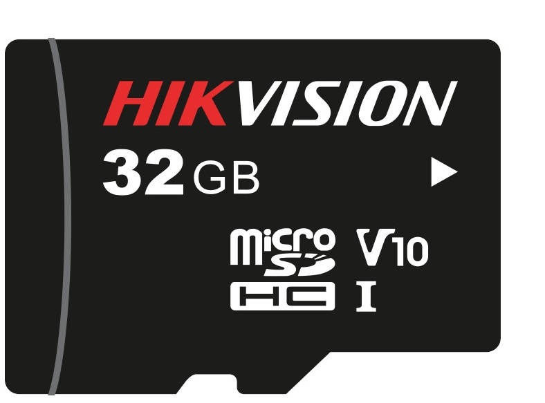 Memoria microSD - Hikvision HS-TF-P1(STD)/32G / Clase 10 de 32 GB | 2203 – Memoria microSD, Velocidad: Class10/ U1/ V10, Memoria flash NAND: eTLC, Capacidad: 32GB, Velocidad de lectura: 95 MB/s, Velocidad de escritura: 25 MB/s, Dimensiones: 15 x 11 x 1 mm