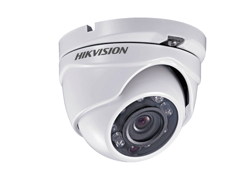 Cámara CCTV Tipo Domo 2MP - Hikvision DS2CE56D0TIRM | Cámara Turbo Tipo domo HD-TVI IR, Tipo Domo, Metalico, 2MP, CMOS image sensor Full HD 1080p, Lente 3.6 mm, IR 20 mts, 24 Leds. Garantía 1 Año.