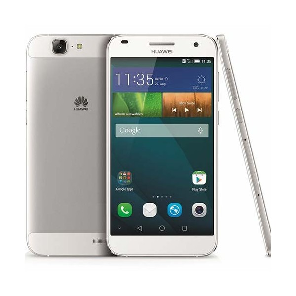 Huawei G7-L03: Celular Smartphone Huawei G7, Color Plateado, Pantalla 5.5'' HD, 4G, Android, Quad Core 1.2GHz, Camara Posterior 13MP Flash, Camara Frontal 5MP, RAM 2GB, ROM 16GB, Garantía 1 Año
