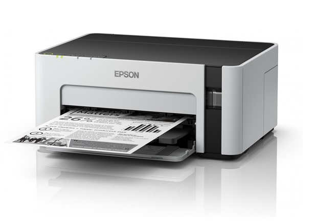 Impresora Epson EcoTank M1120 / C11CG96301 | 2301 - Impresora inalámbrica monocromática de Tinta, Funciones: Solo Impresora, Velocidad de Impresión: 15 ppm, Formato A4, Conectividad: USB 2.0, Wi-Fi, Resolución: 1440 x 720 dpi, Tinta T534
