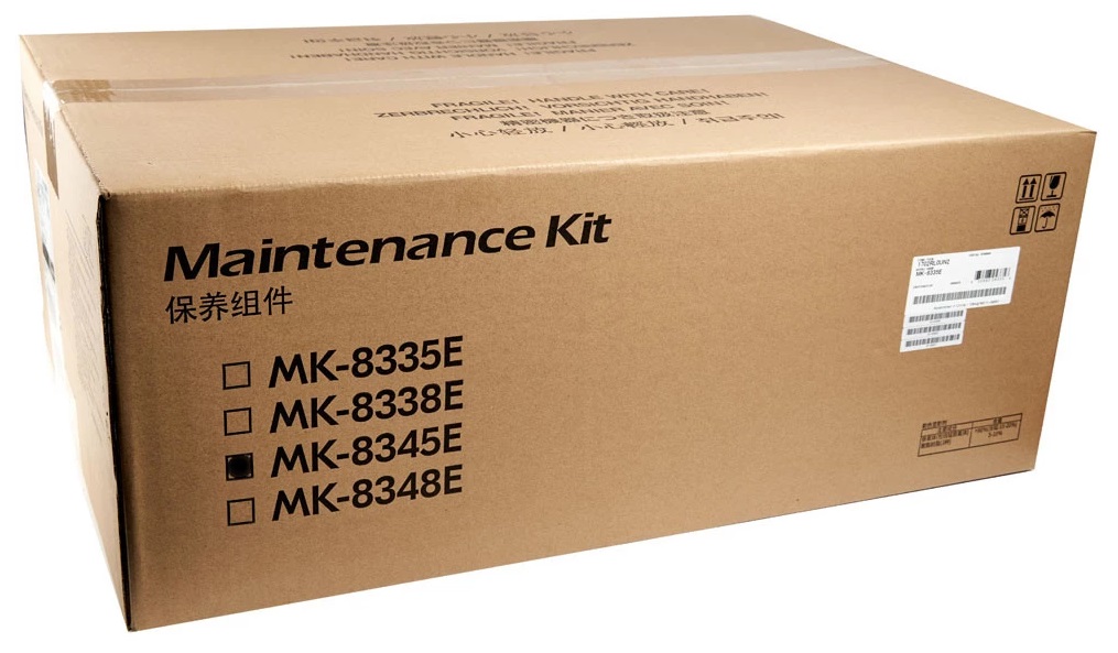 Kit de Mantenimiento Kyocera MK-8345E / 600k | 2311 / 1702YPOKL1 – Original Kit de Mantenimiento Kyocera MK-8345E. Incluye: 3x Developer Unit (DV-8360C, DV-8360M, DV-8360Y). Rendimiento 600.000 Páginas. TA-2554ci TA-3554ci 