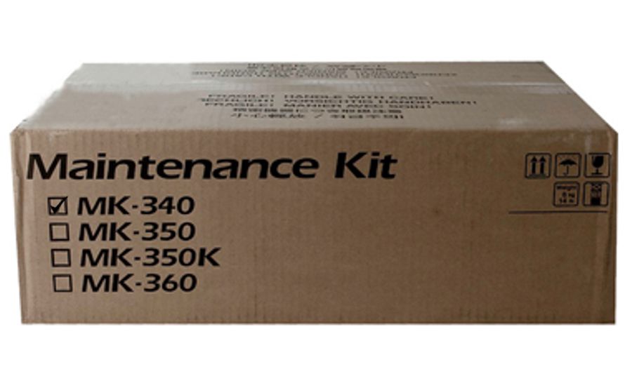 Kit de Mantenimiento Kyocera MK-340 / 300k | 2311 / 1702J07US0 - Kit de Mantenimiento Kyocera MK-340. Incluye: DK-320 Drum, DV-342 Revelador, FK-340 Fusora. Rendimiento 300.000 Páginas. FS-2020D 