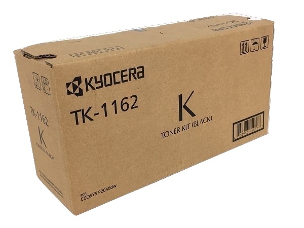 Toner Kyocera TK-1162 / Negro 7.2k | 2310 / 1T02RY0US0 - Toner Original Kyocera TK-1162 Negro. Rendimiento 7.200 Páginas al 5%. FS-P2040DW 1T02RY0US0 