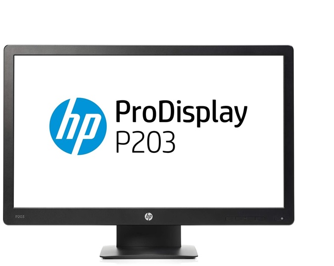 Monitor LCD para PC 20'' - HP P203 / X7R53AA | Panel TN LCD, HD+ 1600 x 900, Brillo 250 cd/m², VGA, DisplayPort, 16: 9, 170°/160°.  X7R53AA#ABA-E