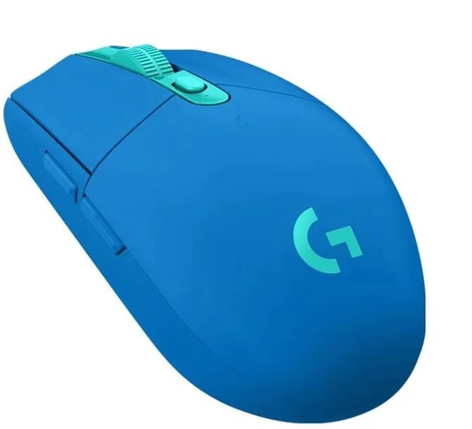 Mouse inalámbrico Gaming – Logitech G305 / 910-006012 - Azul | 2109 – Mouse Gaming, Sensor: HERO, Lightspeed, Resolución: 200 – 12.000 dpi, Aceleración: > 40 G, Velocidad: > 400 ips, Respuesta inalámbrica: 1 ms, PTFE: 250 km, Baterías: 1x AA, Azul