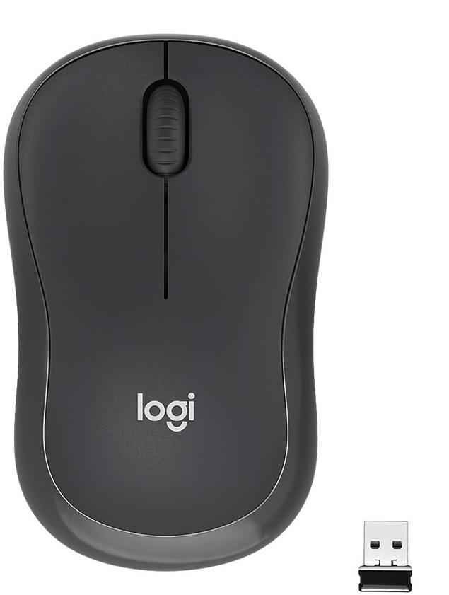 Mouse Inalámbrico - Logitech Silent M220 / 910-006127 Negro | 2109 - Mouse inalámbrico, SilentTouch, Sensor óptico, 1000 dpi, 3 Botones, Botón rueda: 2D, Baterías: 1x AA, Conexión USB de 2.4 GHz, Alcance: 10 m, Ambidiestro