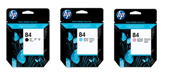 Cabezales para Plotter HP DesignJet 120 / HP 84 | 2208 - HP 84 / Original Printhead. El Kit Incluye: C5019A C5020A C5021A HP84 