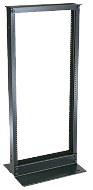 Rack de Dos Postes 24RU – Panduit R2P48 | 2110 - Rack de Dos Postes Estándar de 19'', Numerado, Fabricado en Aluminio, 24 Unidades de Rack, Color Negro. Ancho del sistema: 19