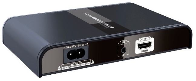 Receptor HDMI 300m - Epcom TT-380-PRO-RX | 2110 - Receptor HDMI sobre Powerline recibe una señal HDMI de 1080P HDMI de hasta 300m de distancia utilizando el cable de conducción eléctrica existente con tecnología HDbitT, Soporta Resoluciones Full HD 1080p