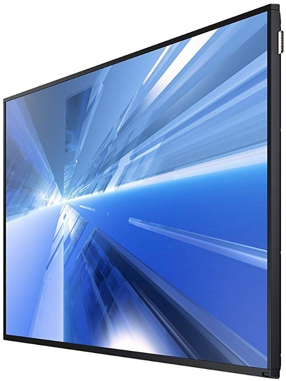 Monitor Industrial 32'' Full HD - Samsung DM32E / LH32DMEPLGA/GO | 7x24, Smart Signage, RJ45, VGA, HDMI, USB, Slot SD, Panel D-LED BLU, 1.920 x 1.080, 400-nits, 16:9, 178°/178°  