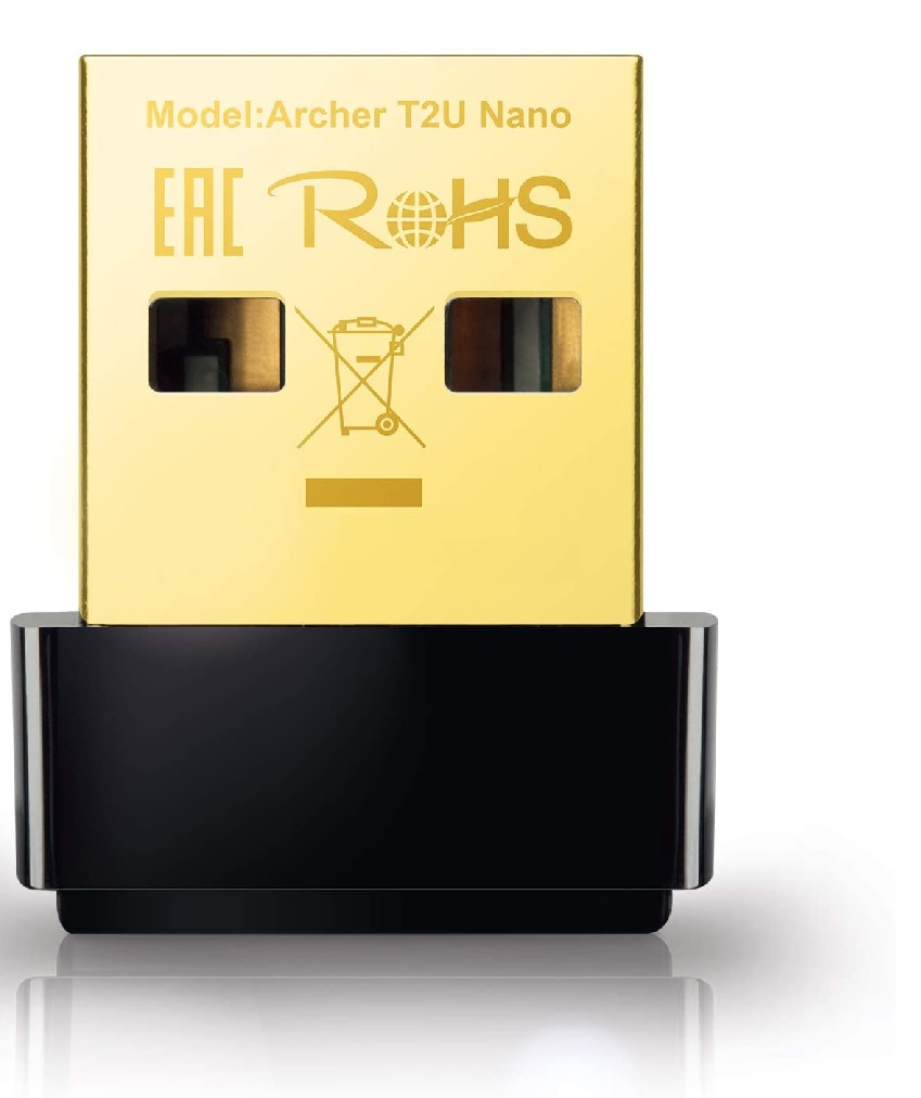 Adaptador de Red USB / TP-Link ARCHER-T2U-NANO | 2405 - Adaptador de Red inalámbrico AC600 USB de doble banda, Interfaz: USB 2.0, Antena Omni Direccional, Frecuencia: 5GHz y 2.4GHz, Potencia de Transmisión: menor a 20dBm (EIRP)