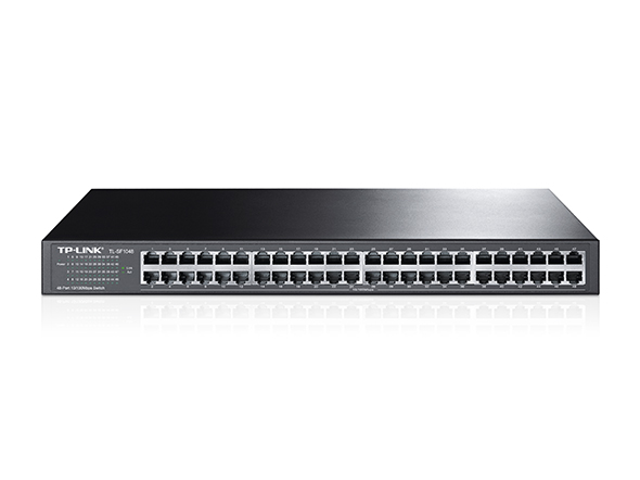 Switch 48-Puertos - TP-Link TL-SF1048 | 2307 / TL-SF1048 - Switch No Administrable, 48-Puertos 10/100Mbps (Auto Negotiation/Auto MDI/MDIX), Switching Capacity: 9.6Gbps, Packet Forwarding Rate: 7.14Mpps, MAC Address Table: 8K, Certificationes FCC