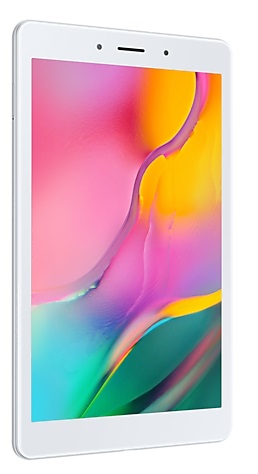 Tableta 8'' – Samsung Galaxy Tab A (8.0'' 2019) LTE / SM-T295NZSACOO | Silver, WXGA 1280x800, Quad-Core 1.7Ghz, RAM 2GB, ROM 32GB, 8MP/2MP, Wi-Fi, Bluetooth, USB, MicroSD 512GB, Android