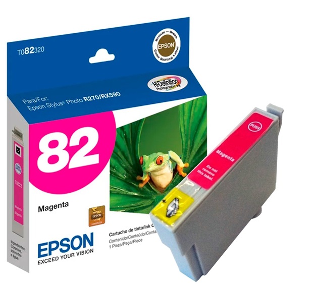 Tinta  Epson 82 T082320 Magenta | 2110 - Tinta Original para Impresoras Epson Stylus 