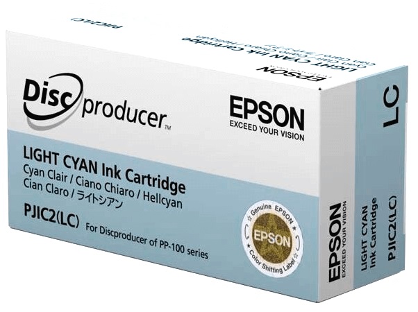 Tinta Epson PJIC2(LC) Light Cian | 2301 - Tinta Original Epson PJIC2(LC) / C13S020448 Light Cyan 