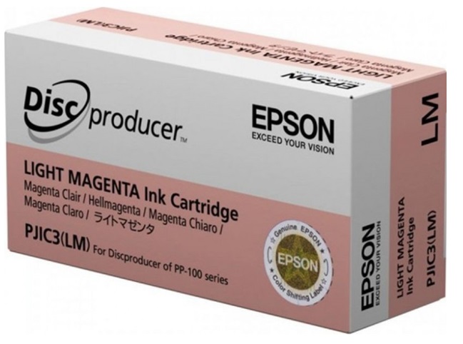 Tinta Epson PJIC3(LM) Light Magenta | 2110 - Tinta Original Epson PJIC3(LM) / C13S020449 Light Magenta 