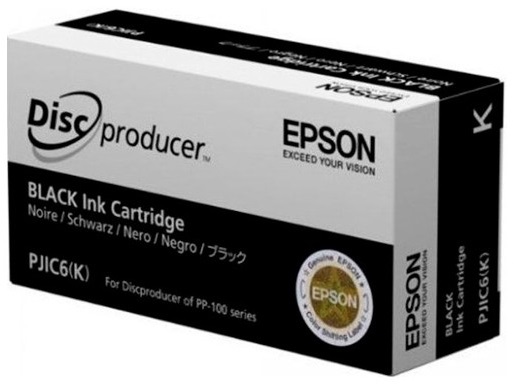 Tinta Epson PJIC6(K) Negro | 2301 - Tinta Original Epson PJIC6(K) / C13S020452 Negro 