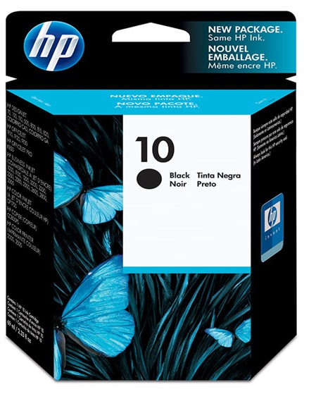 Tinta para Plotter HP DesignJet 815 / HP 10 69 ml | Original Tinta HP C4844A 69ml Negro. HP10 