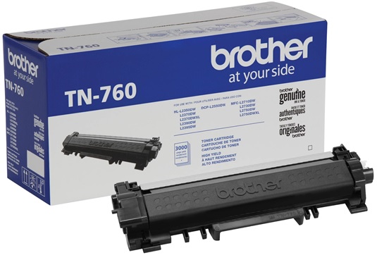 Toner para Brother MFC-L2750DW / TN760 | 2306 - Toner Original TN760 Negro para Brother MFC-L2750DW. Rendimiento: 3.000 Páginas al 5%. 