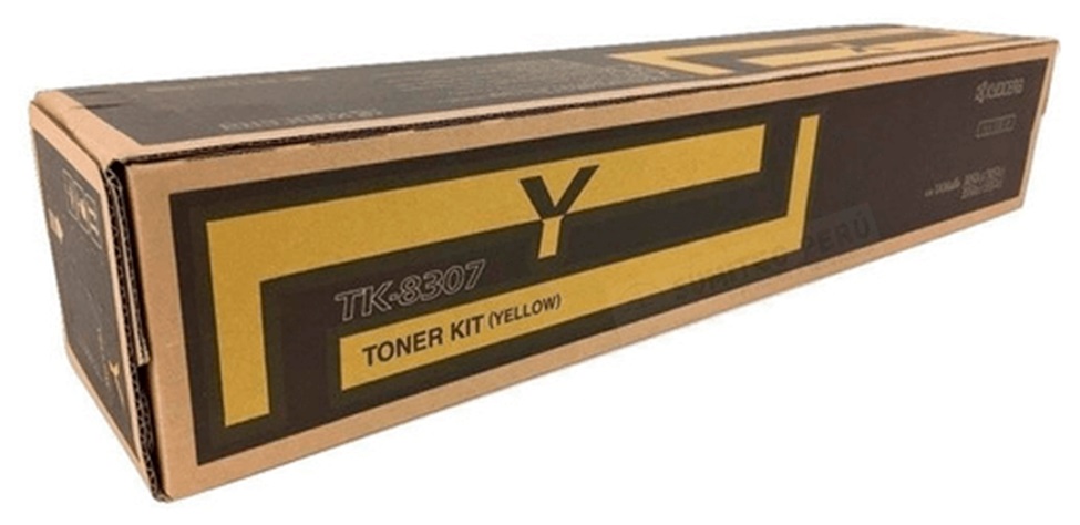 Toner Kyocera TK-8307Y / Amarillo 15k | 2311 / 1T02LKAUS0 - Toner Original Kyocera TK-8307Y Amarillo. Rendimiento 15.000 Páginas al 5%. TA-3050ci TA-3051ci TA-3550ci TA-3551ci