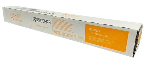 Toner Kyocera TK-8367Y / Amarillo 12k | 2311 / 1T02YPAUS0 - Toner Original Kyocera TK-8367Y Amarillo. Rendimiento 12.000 Páginas al 5%. TA-2554ci 