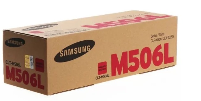 Toner Samsung CLT-M506L Magenta / 3.5k | 2201 - Toner Original Samsung SU309A Magenta. Rendimiento Estimado: 3.500 Páginas al 5%.