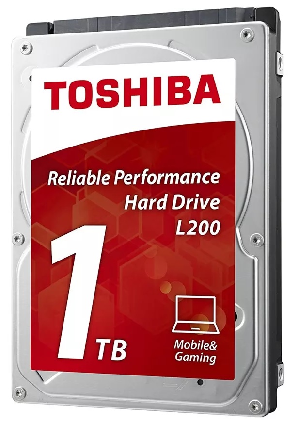 Disco Duro para Portatil 1TB - Toshiba L200 HDWL110UZSVA | 2203 - Disco Interno para Portátiles, Formato 2.5'', Interface SATA III 6GB/s, 5400rpm, Búfer 128MB, RoHS, HDWL110UZSVA/KCB88A2A01