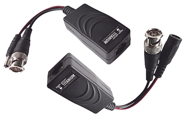 Transceptor de video - Epcom TT-101-PV-TURBO | 2110 - Kit de Video-Balun activos con conector para alimentación (12V/24VCD/AC) TurboHD para aplicaciones de video UTP Cat5e/6 en HD. Formatos de video compatibles NTSC, PAL, SECAM, Protección interconstruida