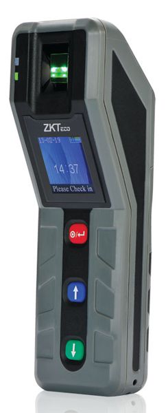 ZKTECO PT100: Sistema de Control de Rondas Portatil, Tecnologia Biometrica & Lector de Proximidad, Capacidad de Hasta 400 Huellas, 1.000 Tarjetas de Proximidad, Almacena Hasta 30.000 Registros, USB, Garantía 1 Año en Centro de Servicio